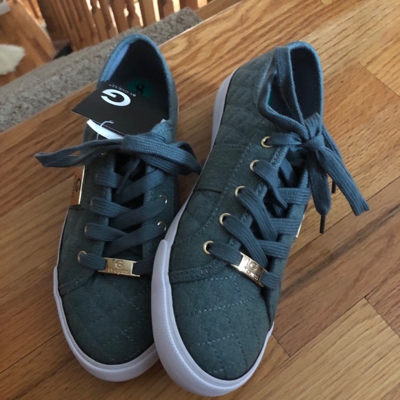 guess blue sneakers